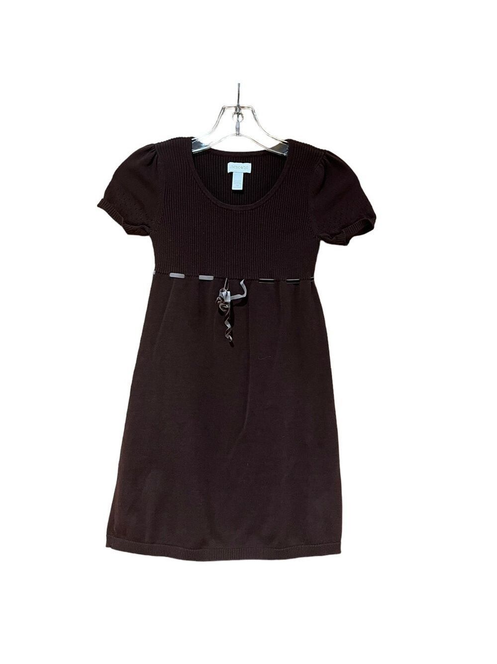 Limited Too Girls Sweater Dress Brown Size 10